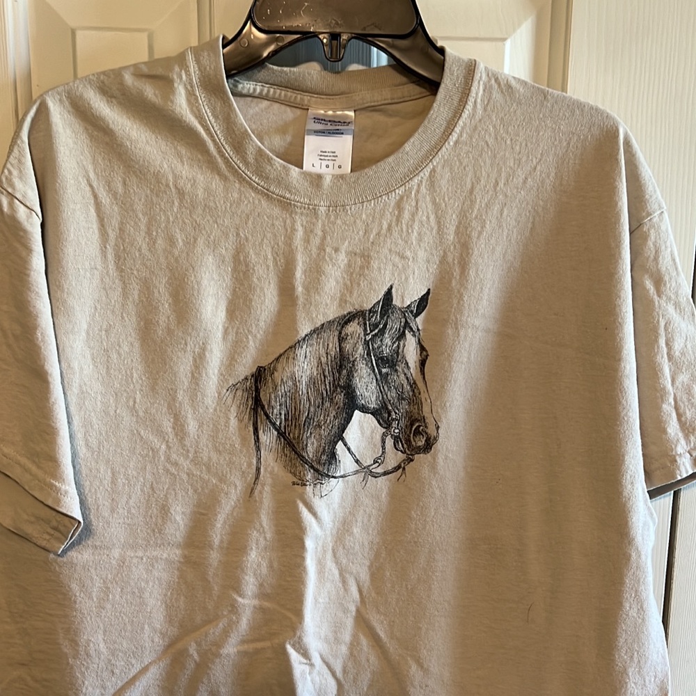 Horse print t shirt